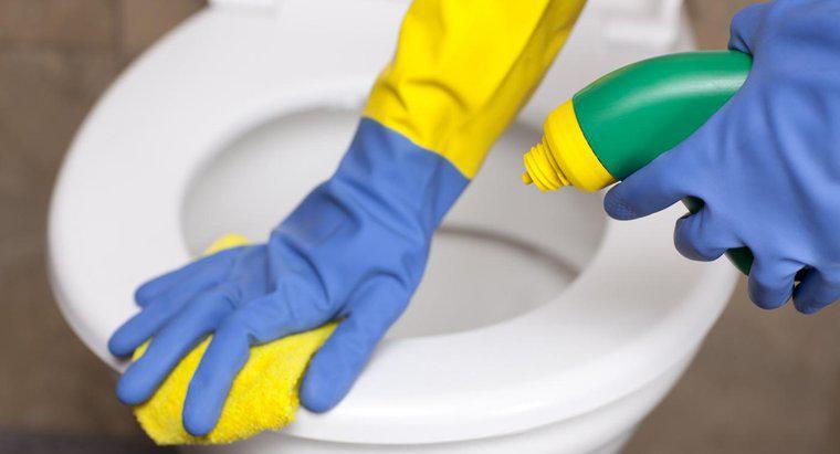 ¿Cuáles son los ingredientes principales en el limpiador de inodoros The Works?