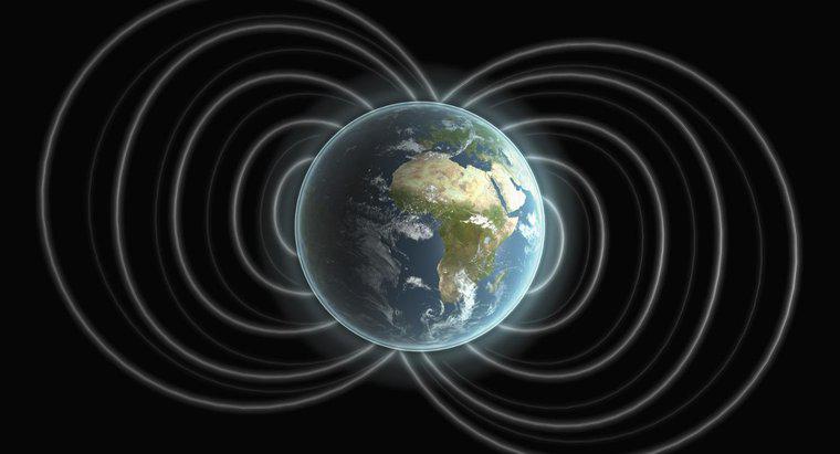¿Qué causa el campo magnético de la tierra?