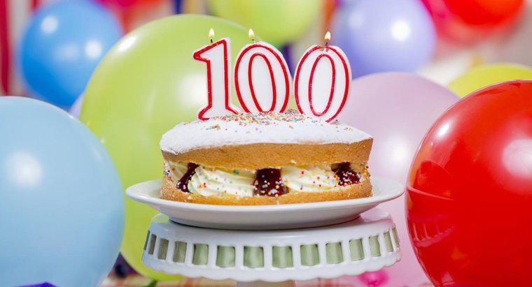 ¿Qué es un regalo tradicional para el cumpleaños número 100?