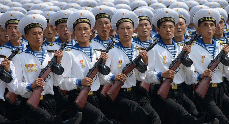 ¿Qué tan grande es la Armada de Corea del Norte?