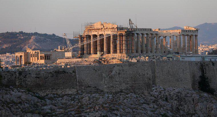 ¿De qué está hecho el Partenón?