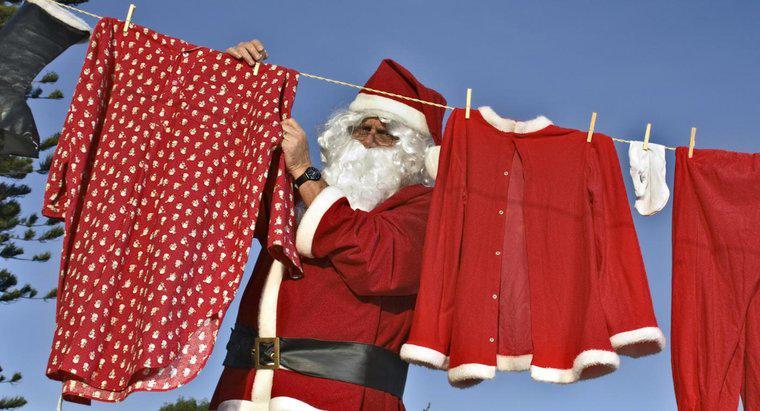 ¿De qué color era originalmente el traje de Santa?