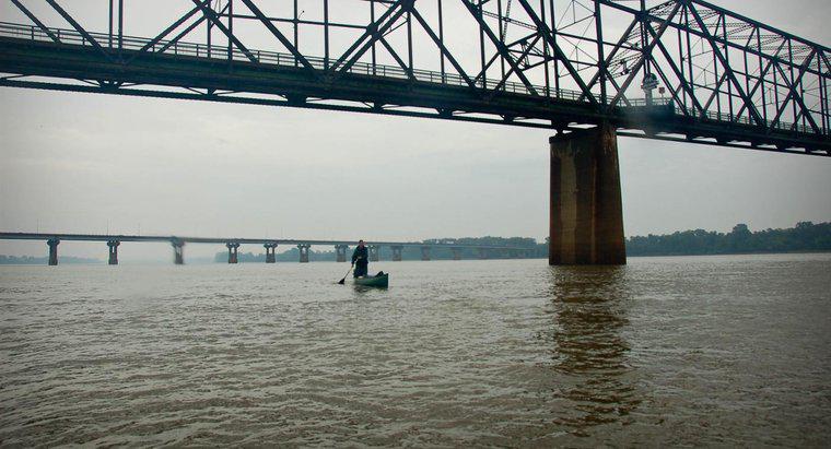¿Qué tan ancho es el río Mississippi?