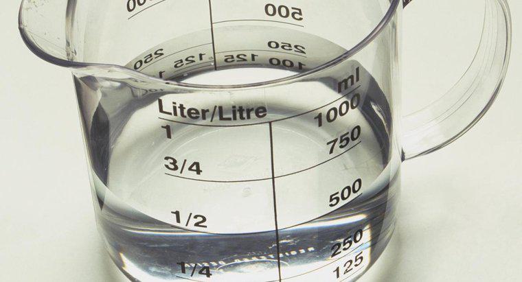 incrementar arcilla Ligero Cuántas copas hay en un litro de agua?