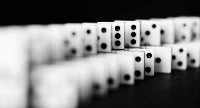 ¿Cuántos puntos hay en un conjunto estándar de dominó?