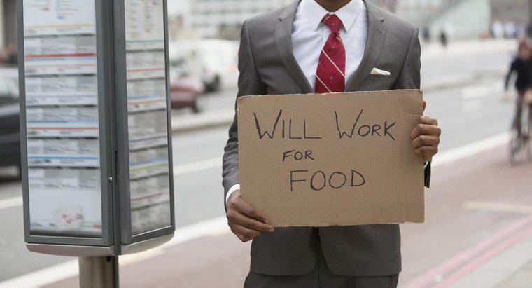 ¿Cómo conduce el desempleo a la pobreza?