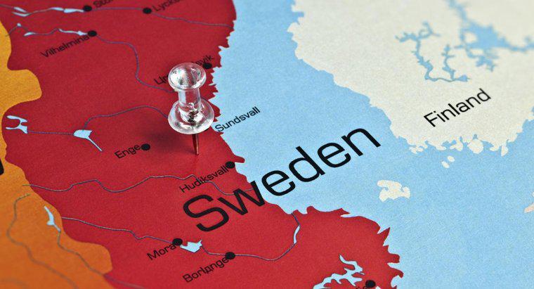 ¿Qué países fronterizos de Suecia?