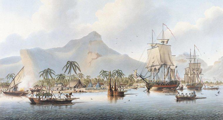 ¿Qué países descubrió el capitán James Cook?