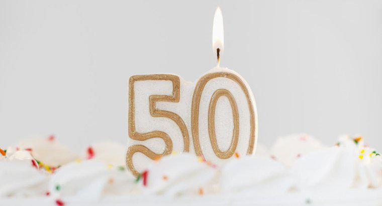 ¿Cuáles son las ideas para celebrar un cumpleaños número 50?