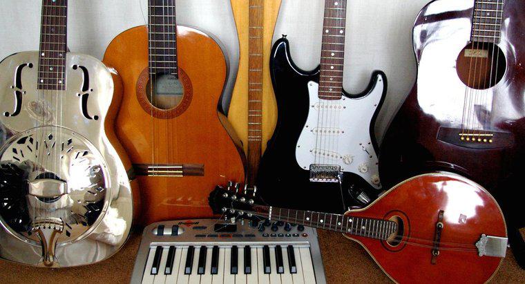 ¿Cuáles son los cinco tipos de instrumentos musicales?