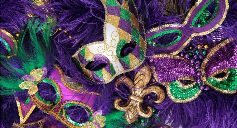 ¿Qué simbolizan los colores de Mardi Gras?