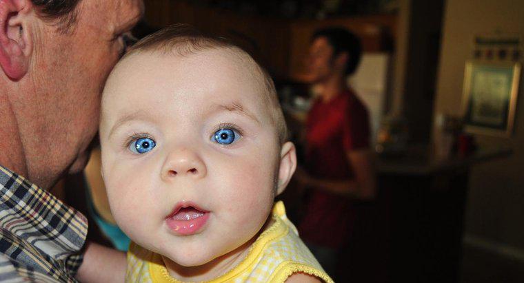 ¿Todos los bebés nacen con ojos azules?