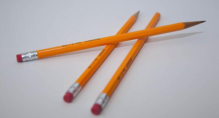 ¿Cuál es la longitud de un lápiz no afilado?