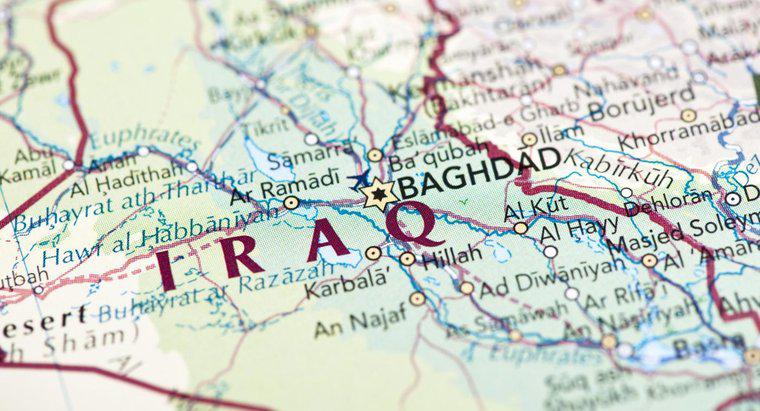 ¿Qué países bordean Irak?