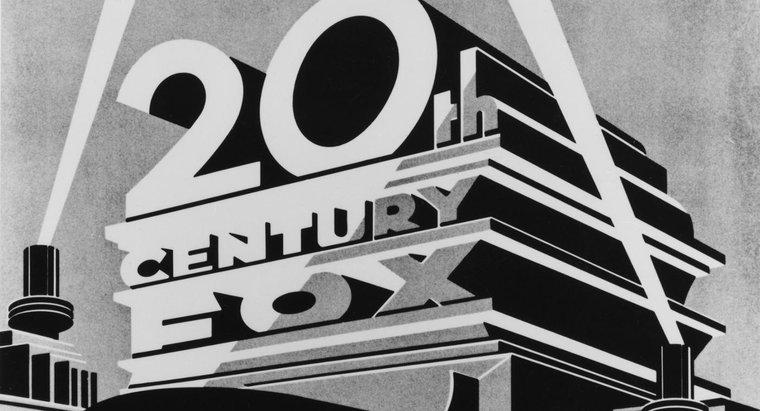 ¿Qué fuente se usó en el logotipo de 20th Century Fox?