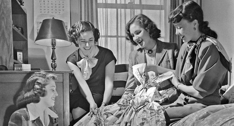 ¿Qué vestían las chicas en la década de 1940?