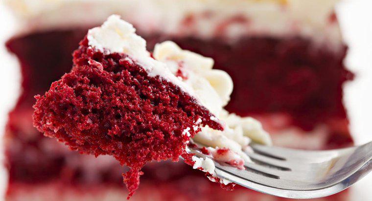 ¿Qué sabor es la torta de terciopelo rojo?