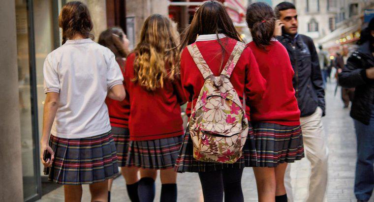¿Por qué deben los estudiantes usar uniformes escolares?