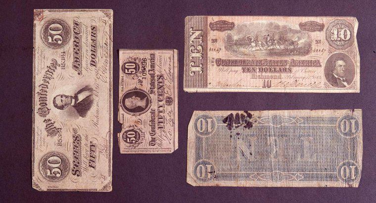 ¿Cuál es el valor del dinero confederado?