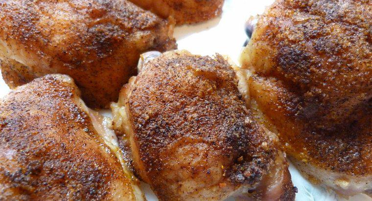 Recetas fáciles de pollo para el muslo: pollo al horno Muslos de pollo asados ​​con papas