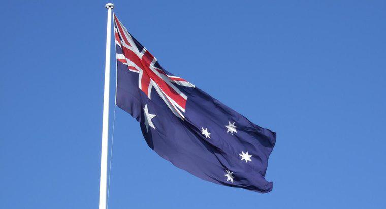 ¿Qué representa la bandera australiana?
