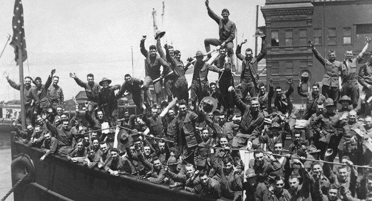¿Qué causó la entrada de los EE.UU. en la Primera Guerra Mundial?