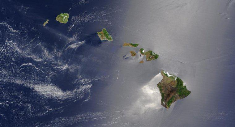 ¿Cuáles son los nombres de las ocho islas hawaianas?