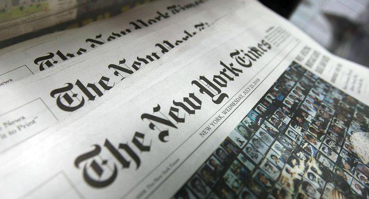 ¿Qué fuente utiliza el New York Times?