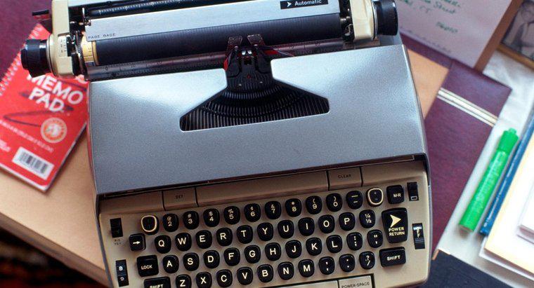 ¿Cómo evalúa el valor de una vieja máquina de escribir?