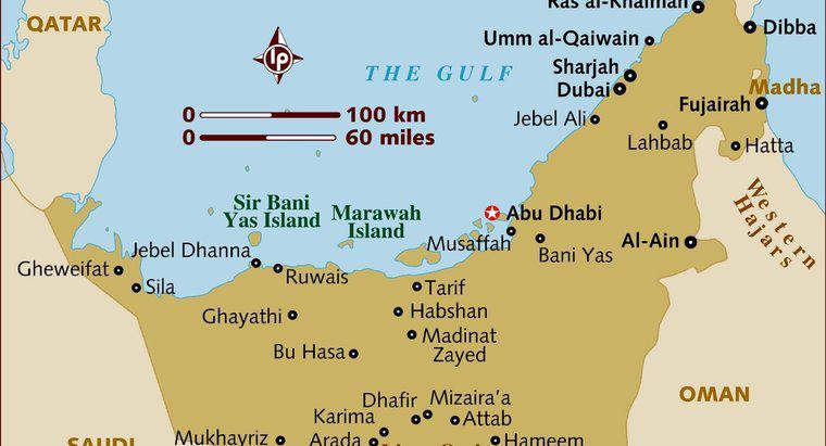 ¿Cuál es la distancia entre Abu Dhabi y Dubai?