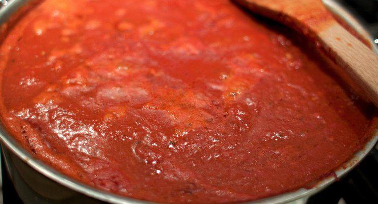 ¿Qué es una buena receta de salsa Marinara?