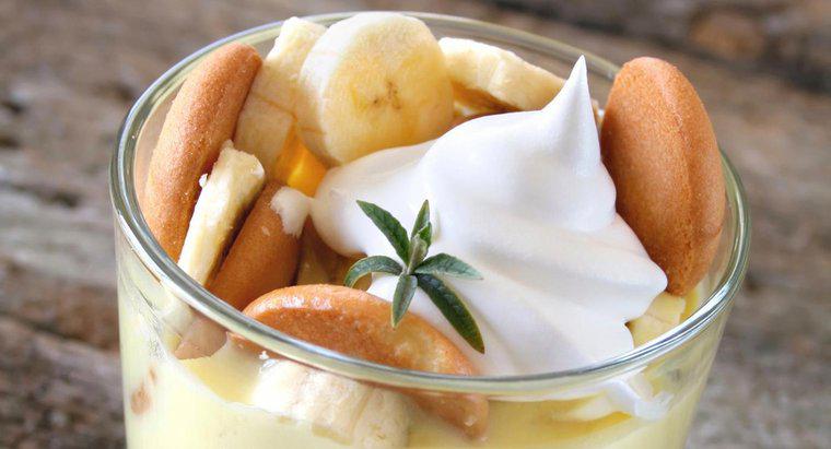 ¿Cuál es la receta para el pudín de banano con las obleas de Nabisco Nilla?