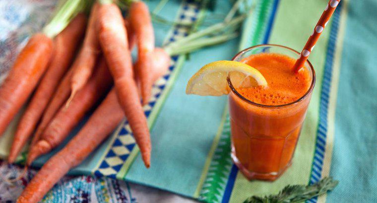 ¿Cuáles son los efectos de demasiado jugo de zanahoria?