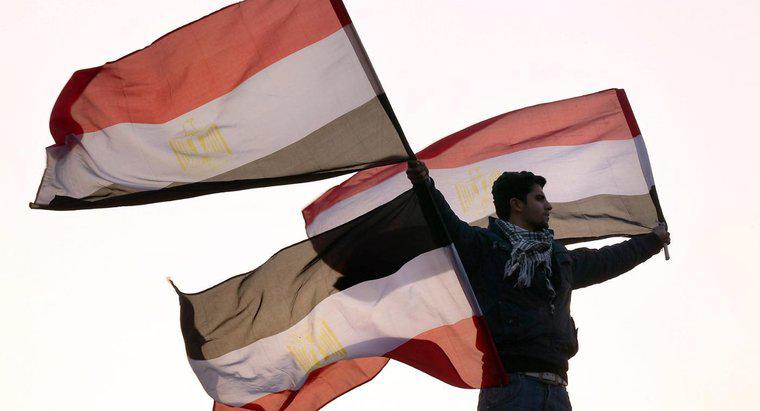 ¿Qué representan los colores de la bandera egipcia?