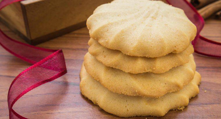 ¿Qué es una receta para galletas de mantequilla fáciles?