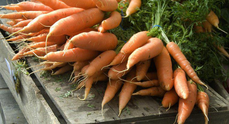 ¿Cuántas zanahorias en un manojo?