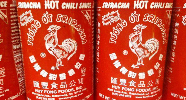 ¿Cuáles son los ingredientes de Sriracha?