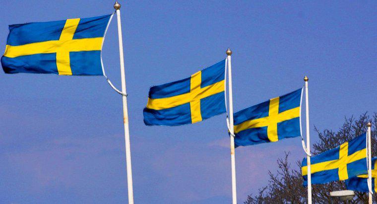 ¿Qué representan los colores de la bandera sueca?