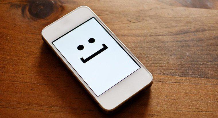 ¿Cuál es el símbolo para una cara sonriente al enviar mensajes de texto?