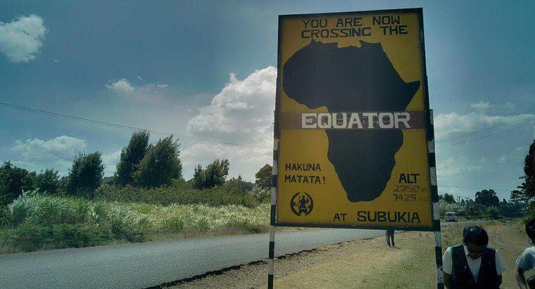 ¿Qué países se encuentran en el ecuador?