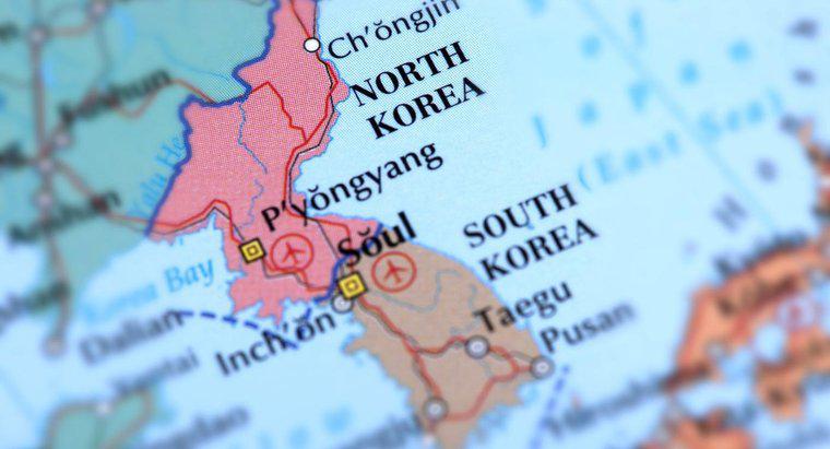 ¿Qué país es más grande, Corea del Norte o Corea del Sur?