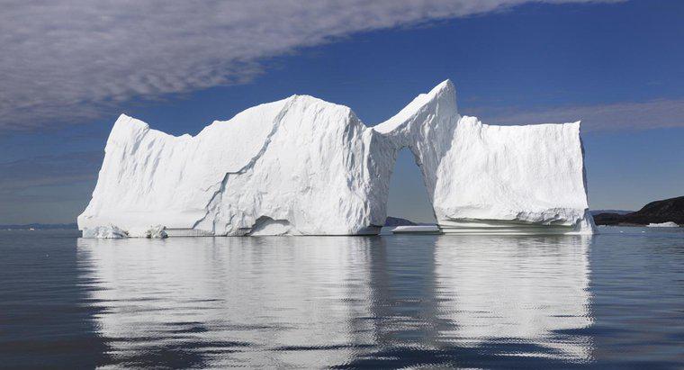 ¿Cuáles son algunos datos interesantes sobre los icebergs?