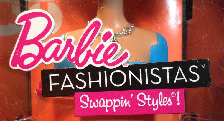 ¿Qué fuente está más cerca del logotipo de Barbie?