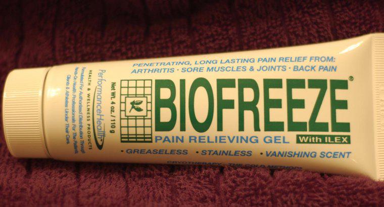 ¿Cuáles son los efectos secundarios del biofreeze?