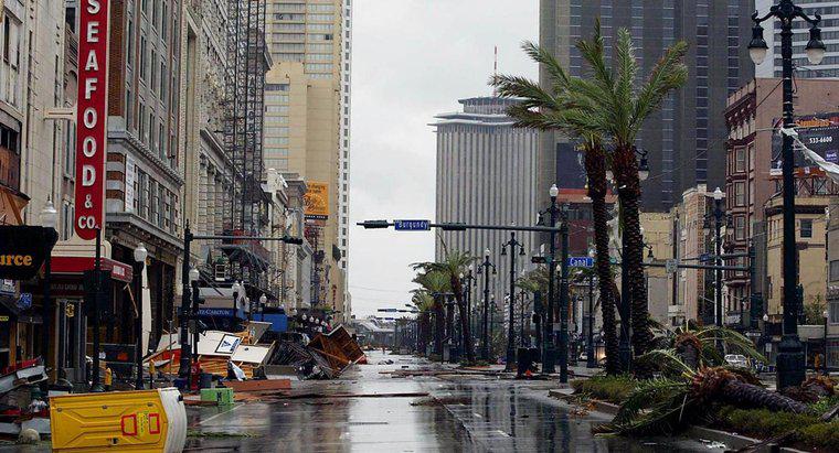 ¿Fue el barrio francés de Nueva Orleáns el área que fue más afectada por el huracán Katrina?