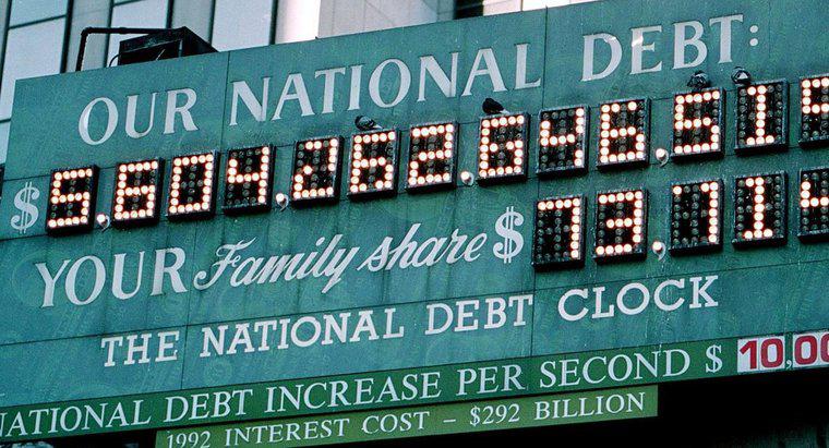 ¿Cómo se calcula la deuda nacional?
