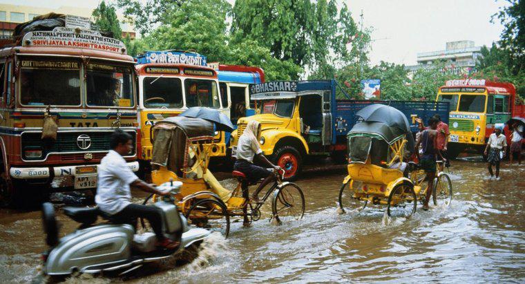 ¿Cómo beneficia el monzón a la India?