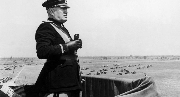 ¿Cuáles fueron los objetivos de Benito Mussolini para Italia?