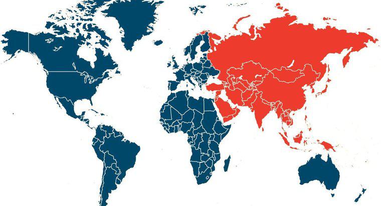 ¿Cuáles son los países en el norte de Asia?