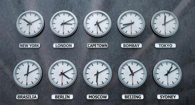 ¿Cuántas zonas horarias hay en el mundo?
